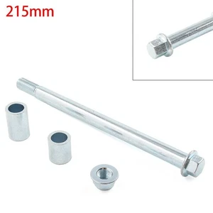 M15 x 215 mm + 2 Distanzstücke vorne hinten Hinterachse für Quad Dirt Pit Bike - Picture 1 of 7