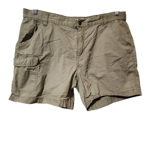 Columbia Titanium Cargo Shorts - Khaki Tan Size Larg Lightweight - Picture 1 of 6