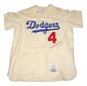 Duke Snider Autographed Authentic Mitchell & Ness Brooklyn Dodgers Jersey JSA - Picture 1 of 5