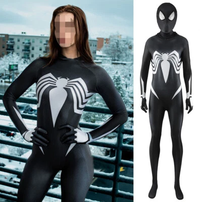 She Venom Mono Mujer Araña Body Spandex Disfraz Juegos con disfraces Fiesta de Halloween Foto 1 de 4