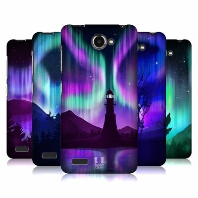 FUNDA TRASERA RÍGIDA Y PAPEL TAPIZ HEAD CASE DESIGNS LUCES DEL NORTE PARA TELÉFONOS LENOVO Foto 1 de 4