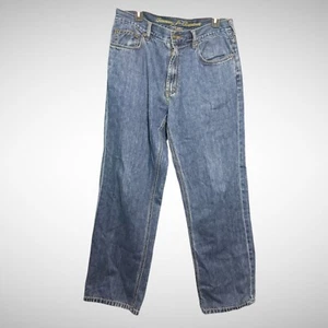 Tommy Bahama Jeans Mens 34 X 30 Solid Blue Denim Pants Pre Owned  - Picture 1 of 8
