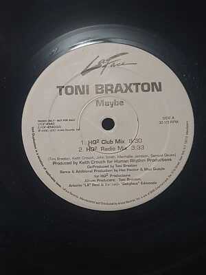 Toni Braxton Maybe PROMO SINGLE Vinyl Record Album - Imagem 1 de 4