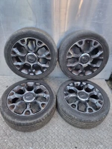 FIAT 500L ALLOY WHEEL SET 225/45/ZR17 735577032 1.2L DSL 5 DOOR 2013 ALLOY WHEEL - Picture 1 of 24