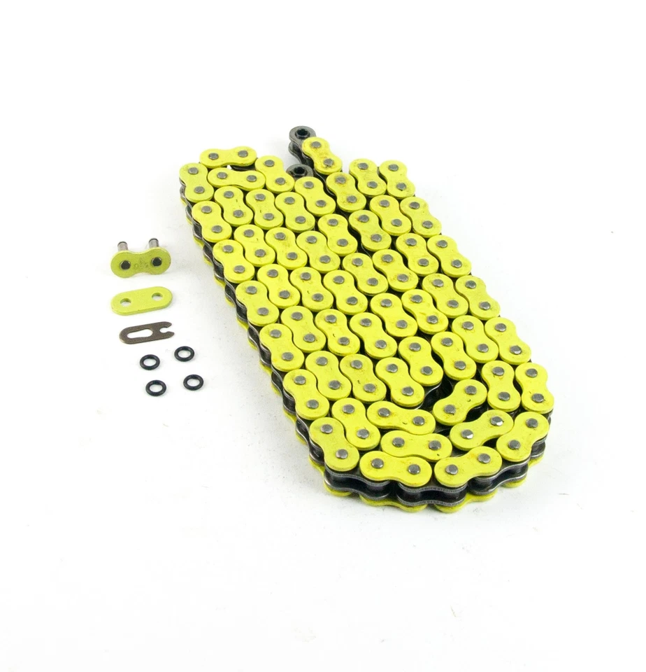 Corrente de transmissão Kawasaki KX250F, 2006-2010, anel-O amarelo - KX 250F - Imagem 1 de 1