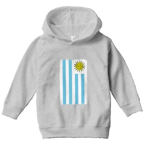 Distressed Uruguay Flag - Uruguayan Country Proud Pride Toddler/Youth Hoodie - Picture 1 of 12