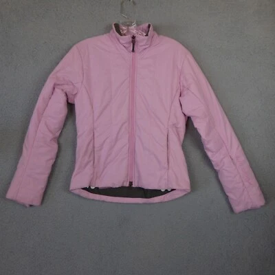 Chaqueta Salomon Niñas Pequeña Rosa Esquí Snowboard Invierno Abrigo Cremallera Completa Prendas Exteriores Foto 1 de 4