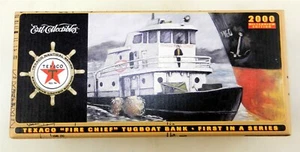 ERTL Collectibles Texaco Fire Chief Tug Boat Bank 2000 - NIB ~ T114 - Picture 1 of 5