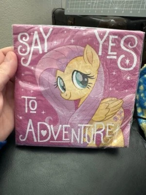 My Little Pony Friendship Adventures Birthday Party Paper 16ct Lunch Napkins New - Image 1 of 2