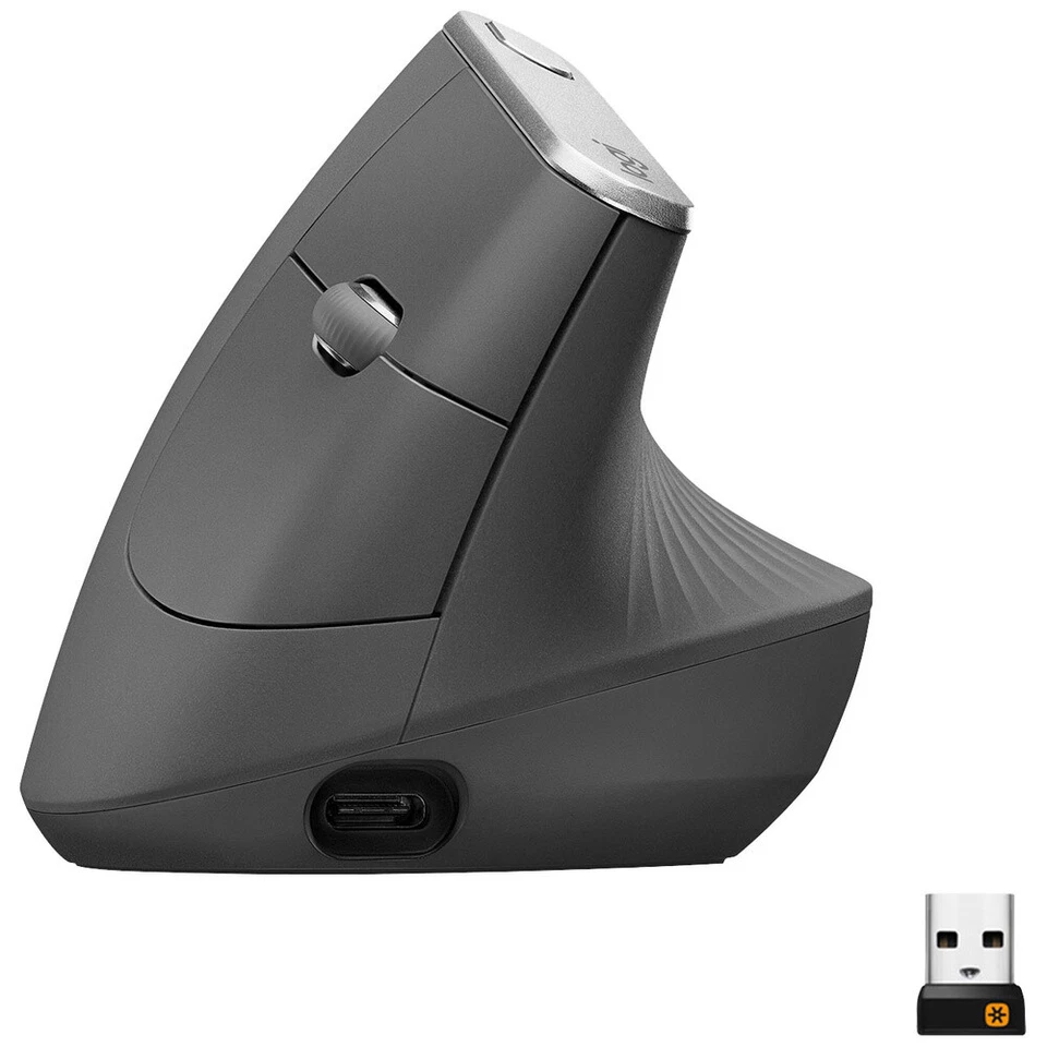 Logitech MX Vertical  Ergonomische Maus Bluetooth®, Funk   Optisch Schwarz, S... - Bild 1 von 1