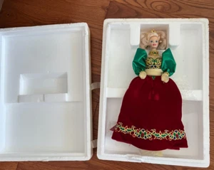 BARBIE HOLIDAY JEWEL PORCELAIN DOLL - Picture 1 of 1