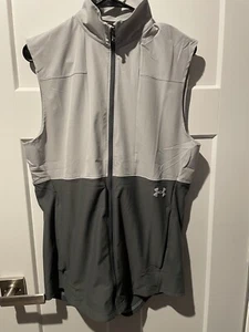 Under Armour Vest Men's Medium Golf Full Zip - Picture 1 of 3