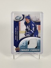 2009-10 Upper Deck Ice Frozen Fabrics Patch Doug Gilmour /15
