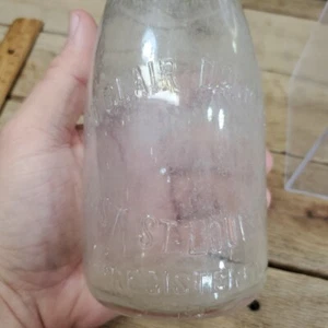 Milk Bottle St. Clair Dairy CO East St Louis ILL Registered Meyer Blanke Co 1 PT - Picture 1 of 11