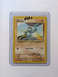 ๐NM+ 4th UK Print Machop #52/102 Base Set Pokemon Card 1999-2000 WOTC TCG PSA - Picture 1 of 11