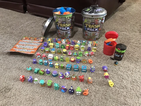 The Trash Pack Mini Figures Garbage Cans Moose Toys Trashies Lot Of 70+ 2011 Cover