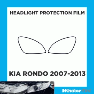 For Kia Rondo 07-13 CLEAR Headlight Scratch Guard Protection Film PPF - Picture 1 of 3