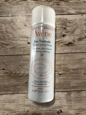 Spray facial Avene Eau Thermale de agua de manantial 1,76 OZ / 50 ML tamaño de viaje sellado Foto 1 de 4