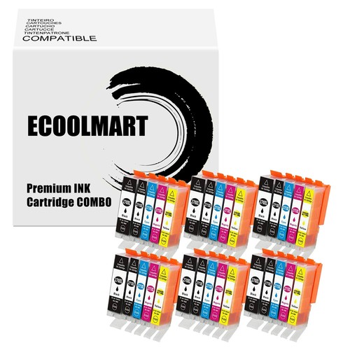 30-Pack High-Yield Ink Cartridges For Canon PIXMA MG5720, MG6820, TS Series Printers - PGI-270XL & CLI-271XL