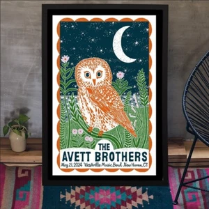 The Avett Brothers Tour In New Haven, CT On May 21 2024 Poster Unframed Decor