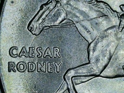 1999 P Delaware State 25c BU * SPITTING HORSE/DIE CLASH/DIE CRACK/FEEDER FINGER  - Image 1 of 4