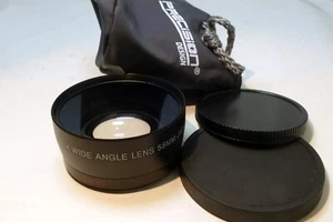 HD 0.45X AUX Wide angle 58mm Lens for 18-55mm IS - Picture 1 of 7
