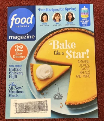 Food Network Magazine March/April 2023 Bake like a Star Cookies Cakes Breads - Image 1 of 3