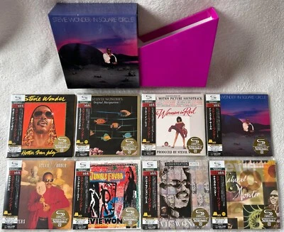Stevie Wonder 8 SHM-CD set in mini-LP format with storage box; Japan - Image 1 of 4