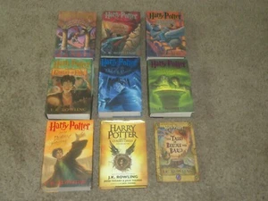 Lot Complete 1-7 Harry Potter Series HC Books J.K. Rowling + Cursed Child Tales - Picture 1 of 10