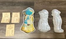 Wilton Vintage 1970’s Holly Hobbie And Robby Cake Molds 502-194; 502-313&502-321