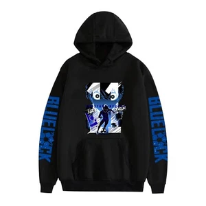 BLUE LOCK Anime Manga Kapuzen Sweatshirt Hoodie Sports Hooded Sweater Pulli Coat - Picture 1 of 3