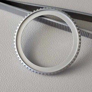 Bezel SKX007 Sub Silver Color, Sand blasted SKX007 SKX009 SKX SEIKO - Picture 1 of 2