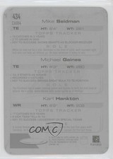 2005 Total Printing Press Plate Black Backs 1/1 Mike Seidman Michael Gaines wo2