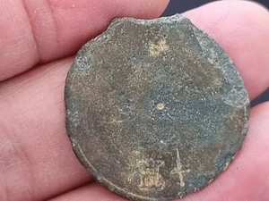 Medieval Elizabeth 1st copper alloy official weight Please read description L306 - Picture 1 of 4