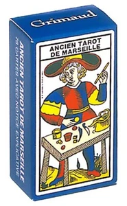 Mini Tarot De MARSEILLE GRIMAUD (Carte-Divination) - Picture 1 of 3