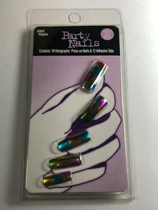 Revlon Street Wear Party Nails Holographic Press On Nails - Picture 1 of 4