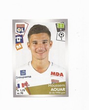 HOUSSEM AOUAR ~ OLYMPIQUE LYONNAIS ~ PANINI FOOT STICKER 2017-18 ~ NO.191