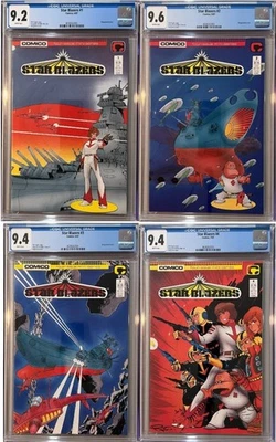 Comico Star Blazers #1-4 CGC 9.2 - 9.6 (1987) Complete 4 Issue Set! - Image 1 of 4