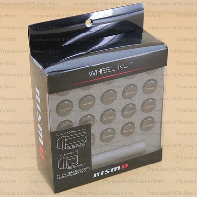 40220-RN810 正品 原始设备制造商 NISMO JDM 类型 7 平方 M12x1.25 34 毫米 轮圈套组 — 第 1/4 张图片