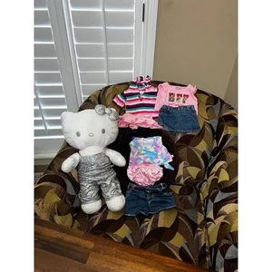 Hello Kitty Build a Bear 25th Anniversary Plush with Extra Outfits - Picture 1 of 8