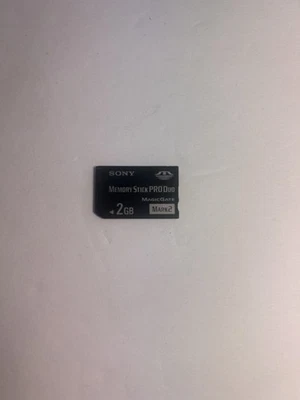 Sony Memory Stick Pro Duo 2GB MS Card for Sony Camera Recorder PSP Used Tested - Image 1 of 2