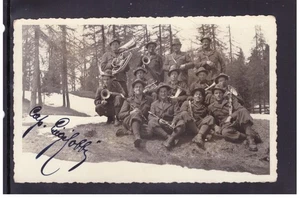Alpine Soldiers Music Band Photo Postcard KKD5313 - Picture 1 of 1