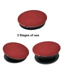 Pop Sockets Collapsible Clip Holder Grip & Stand for Phones and Tablets Blue Red - Photo 1 sur 9