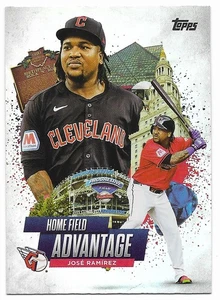 2025 Topps Series 2 Home Field Advantage Jose Ramirez (#HA-27) Guardians SP - Picture 1 of 2