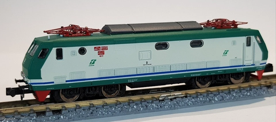 MEHANO/PIRATA PI1203 E444.110, livrea XMPR 1 Fascia verde, FS Scala N 1/160 - Imagen 1 de 1