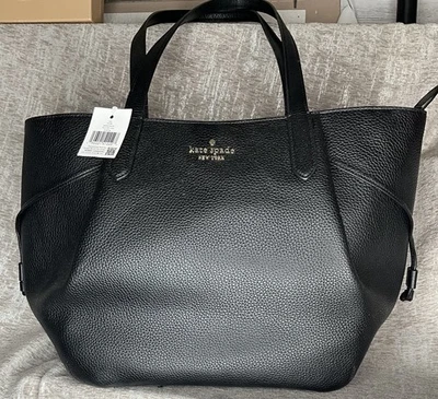 Bolso de Mano Kate Spade Grande Dumpling Negro KF389 NUEVO CON ETIQUETAS Foto 1 de 4