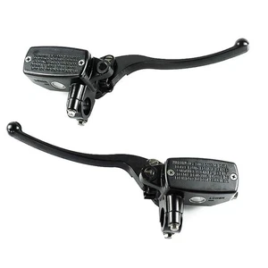 7/8" Motorcycle Handlebar Hydraulic Brake Clutch Master Cylinder Lever (Black) - Picture 1 of 5