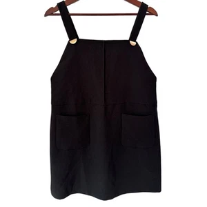 Abito maglione nero See U Soon con tasche donna medio carino - Foto 1 di 7
