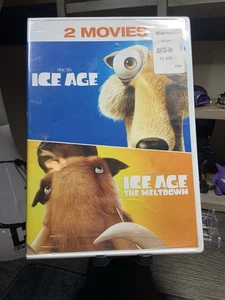 💥 Ice Age / Ice Age The Meltdown (Double Feature) 2 disc set - New DVD - 💥 - Picture 1 of 2