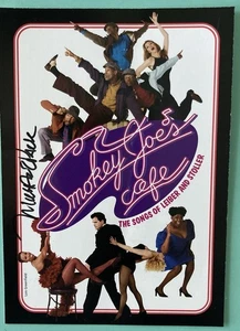 Michael Park Signed Postcard Smokey Joe's Cafe Broadway 4X6 Horizontally Creased - Picture 1 of 4